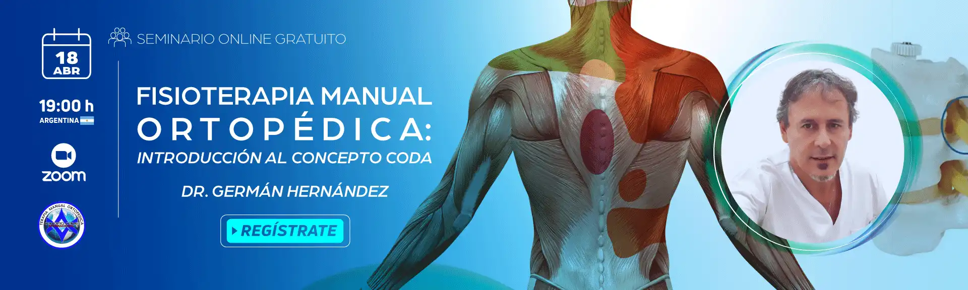 Seminario Online: "Fisioterapia manual ortopédica: Introducción al concepto Coda"